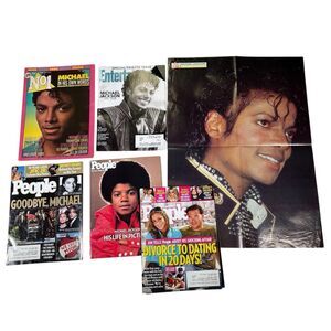 michael jackson death magazine lot no1 poster people Tribute Commemorative Sade